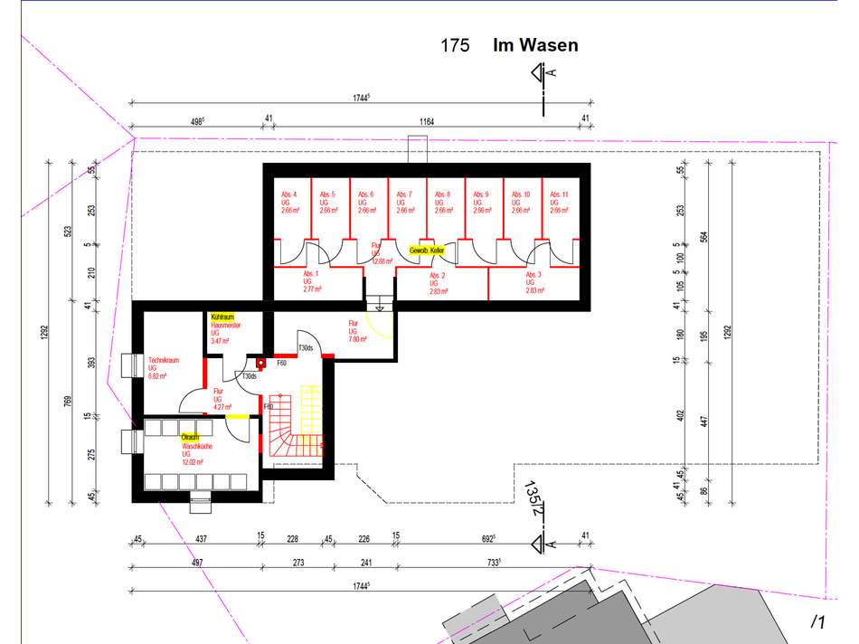 Grundriss Kellergeschoss