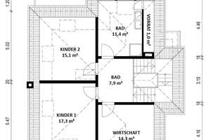 Repräsentative Jugendstilvilla auf parkähnlichem Grundstück – stilvolles Wohnen mit Einliegerwohnung – Die vollständige Adresse der Immobilie erhältst du vom Anbieter., 42369 Ronsdorf, Wuppertal – Vorschaubild 37