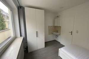 Möbliertes Zimmer in Studentenwohnheim, zentrale Lage, direkt am Park nahe der Isar – Maria-Theresia-Straße 20, 81675 Altbogenhausen, München – Vorschaubild 2