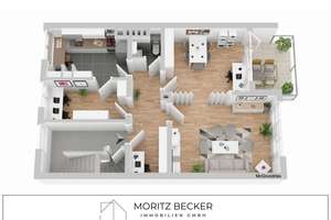 Ausblick inklusive! Ein- bis Dreifamilienhaus auf Erbbaugrundstück am Moritzberg. – Die vollständige Adresse der Immobilie erhältst du vom Anbieter., 31137 Moritzberg / Bockfeld, Hildesheim – Vorschaubild 3