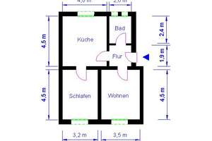 ideal für Singles Schwimmhalle und Sportplatz in der Nähe – Große Diesdorfer Str. 109, 39110 Stadtfeld West, Magdeburg – Vorschaubild 6