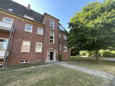 Moderner Grundriss mit Wohnküche, Balkon und Tageslichtbad mit Dusche