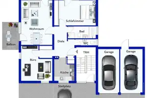 Sonniges 2-Familienhaus mit ELW - tolle Lage am Waldrand, mit herrlichem Grundstück! – Baden-Baden – Vorschaubild 8