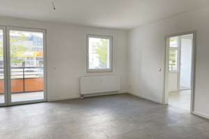 Und den Bäcker gleich vor der Tür! Single- Apartment mit offener Küche und 2 Balkonen in Halles Süde