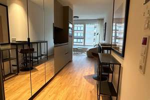 Vollmöbliertes Studio-Apartment mit EBK und eigenem Keller | verfügbar ab sofort! – Moltkestraße 31, 40477 Pempelfort, Düsseldorf – Vorschaubild 1