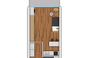 Möbliertes 1-Zimmer Apartment in Schwabing mit Alpenblick – Leopoldstraße 206, 80804 Neufreimann, München – Vorschaubild 6
