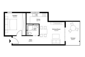 Frisch starten in Pfullingen – moderne 2-Zimmer-Wohnung in zentraler Lage! – Die vollständige Adresse der Immobilie erhältst du vom Anbieter., 72793 Pfullingen – Vorschaubild 7