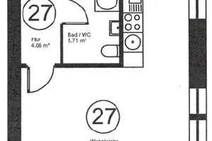 Helle bezugsfreie 1-Zimmer Altbauwohnung in der Nähe vom Schlosse Charlottenburg (provisionsfrei) – Mindener Straße 3, 10589 Charlottenburg, Berlin – Vorschaubild 9