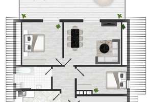 3-Zimmer-Wohnung mit Stellplatz, großer Dachterrasse und viel Potenzial – Vennheideweg 55, 48165 Berg Fidel, Münster – Vorschaubild 7