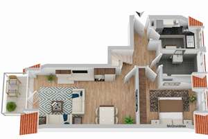 Sonnige Maisonettewohnung in grüner Lage von Oberneuland – Die vollständige Adresse der Immobilie erhältst du vom Anbieter., 28355 Oberneuland, Bremen – Vorschaubild 14