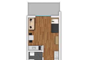 Neu möbliertes 1-Zimmer-Apartment in Schwabing – Leopoldstraße 206, 80804 Neufreimann, München – Vorschaubild 7