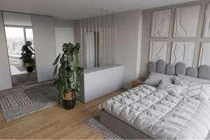 Einzigartige möblierte Penthouse Wohnung mit 147m2 Terrasse, Sauna, offener Kamin – Welserstrasse 58, 90489 Veilhof, Nürnberg – Vorschaubild 5