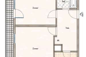 *** Komplett renoviert: Optimal geschnittene 2-Zimmer-Wohnung mit Süd- und Ostbalkon *** – Wundtstraße 27, 80939 Am Hart, München – Vorschaubild 3
