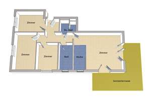 IMMOBERLIN.DE - Sehr attraktive Wohnung mit Südgarten in Wohlfühllage – Die vollständige Adresse der Immobilie erhältst du vom Anbieter., 13088 Weißensee, Berlin – Vorschaubild 5