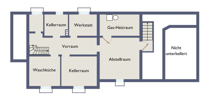 Grundriss Kellergeschoss