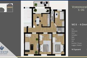 4-Zimmer-Wohntraum mit Fördervorteil – energetisch saniert & zukunftssicher – Die vollständige Adresse der Immobilie erhältst du vom Anbieter., 90459 Galgenhof, Nürnberg – Vorschaubild 4