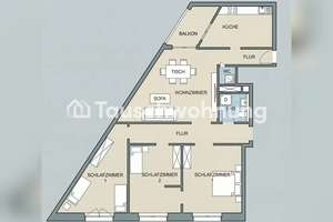 Tauschwohnung: Austausch: 4-Zimmer-Wohnung in München Maxvorstadt