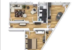 Sofort bezugsfrei: Stilvoll modernisierte 2-Zimmer-Wohnung in kernsaniertem Mehrfamilienhaus  – Ackerstraße 30, 39112 Sudenburg, Magdeburg – Vorschaubild 6