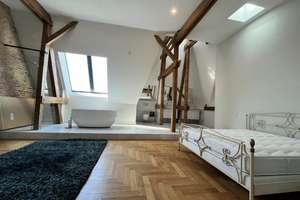 exklusives Dachgeschoss mit 2 PKW-Stellplätzen , Kamin, Fußbodenheizung in Friedenau – 12159 Schöneberg, Berlin – Vorschaubild 11