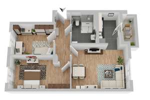 Ihr neues zu Hause mit WBS (100 bis 140) – Köpenicker Allee 131, 10318 Karlshorst, Berlin – Vorschaubild 2