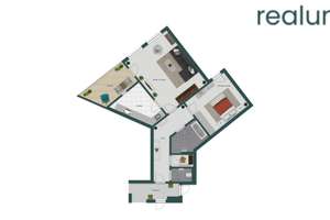 Sofort einziehen: Helle  2 Zimmer-Etagenwohnung mit Loggia in MA-Rott *kein Erbbaurecht* – 68309 Käfertal, Mannheim – Vorschaubild 18