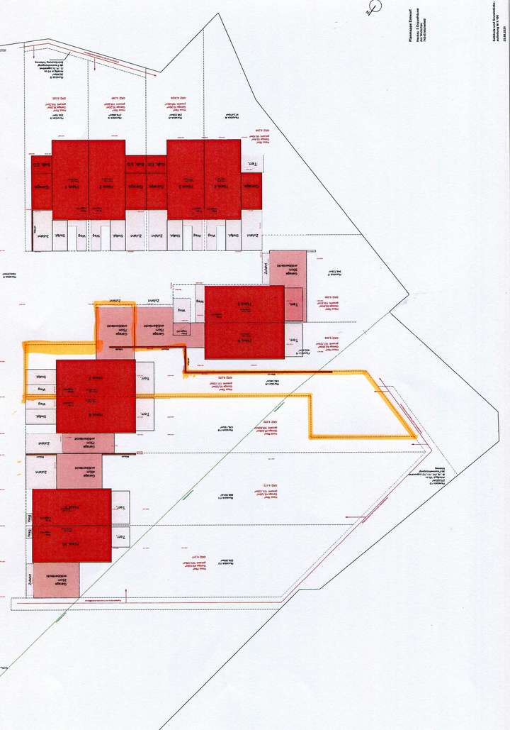 Lageplan Baugrundstück