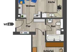 KAßBERG ** möblierte Whg. mit Balkon ab 06/2026 frei !! – Leonhardtstraße 18, 9112 Kaßberg, Chemnitz – Vorschaubild 8