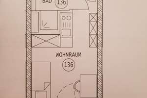 1 Zimmer Apartment mit Balkon in München/Riem möbliert ab 01.07.26 (fix) für mindestens 6 Monate – Willy-Brandt-Allee 14, 81829 Messestadt Riem, München – Vorschaubild 11