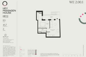 Lichtdurchflutete 2-Zimmer-Wohnung mit Terrasse und offenem Wohn-Ess-Bereich – Wernigeroder Straße 2A-B, 10589 Charlottenburg, Berlin – Vorschaubild 6