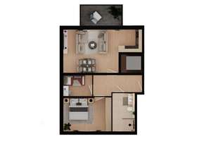Energieeffiziente KfW-40 Neubauwohnung: 2,5 Zimmer, barrierefrei mit Balkon & Aufzug – Biefangstraße 22, 46149 Schwarze Heide, Oberhausen – Vorschaubild 6