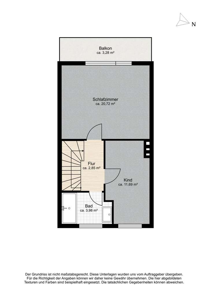 Grundriss Obergeschoss