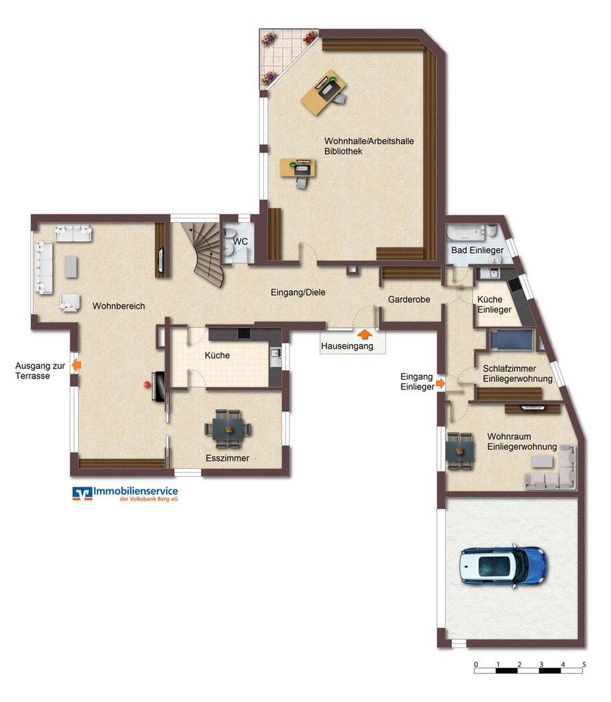 Immobilie in Kürten - Mehrgenerationenhaus in ruhiger Höhenlage von Kürten - Bild 2