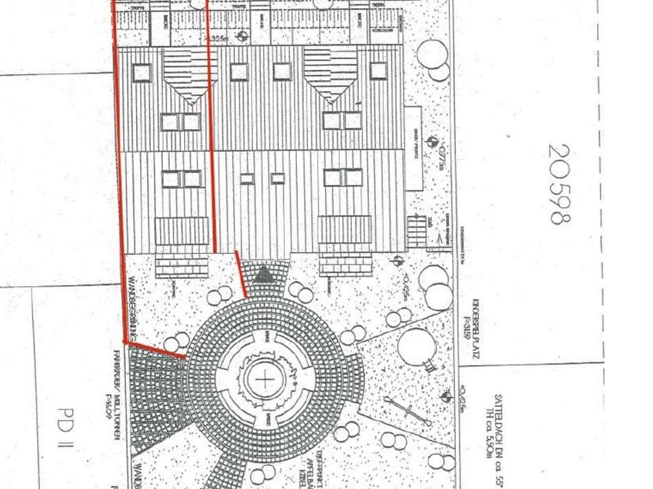 Gartenanteil im Grundrisss