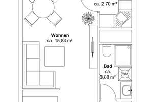 FREI Wunderschöne 1,5-Zi-Whg mit großem Balkon – Die vollständige Adresse der Immobilie erhältst du vom Anbieter., 81477 Solln, München – Vorschaubild 12