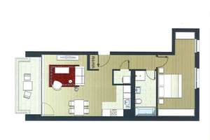 Moderne Wohnung zur Miete mit Balkon in Düsseldorf-Pempelfort - Wentzel Dr. – Toulouser Allee 11, 40211 Pempelfort, Düsseldorf – Vorschaubild 7