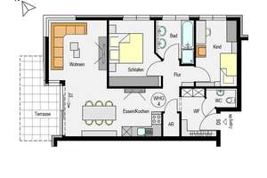 3,5 Zimmer-EG-Wohnung mit EBK, Terrasse, Garten und TG-Platz - Neuwertig und im Spätherbst verfügbar – Die vollständige Adresse der Immobilie erhältst du vom Anbieter., 72762 Reutlingen-Mitte, Reutlingen – Vorschaubild 13