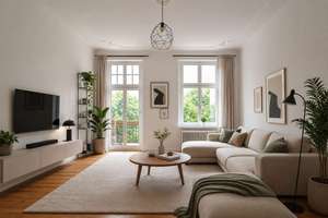 Bezugsfrei! 3-Zimmer-Altbau mit Blick auf den Schillerpark – 2 Balkone – Die vollständige Adresse der Immobilie erhältst du vom Anbieter., 13349 Wedding, Berlin – Vorschaubild 5