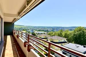 116 m² · Panoramablick · 4 Zimmer · 24 m² Balkon · HN-Sachsenäcker