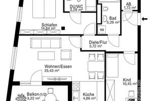 Durchatmen. Entspannen. Im Grünen leben. – Die vollständige Adresse der Immobilie erhältst du vom Anbieter., 81249 Aubing-Süd, München – Vorschaubild 10