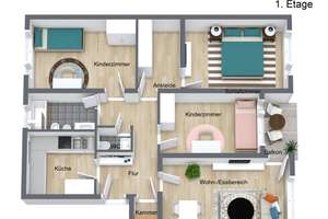 Stilvoll modernisierte 4,5-Zimmer-Wohnung in ruhiger Lage - Erbpacht – 68305 Waldhof, Mannheim – Vorschaubild 15