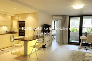 ✨ Oberkassel! Bezaubernde 2-Zimmer-Wohnung, vollständig möbliert, mit großer Loggia und Stellplatz – Drususstraße ., 40545 Oberkassel, Düsseldorf – Vorschaubild 2