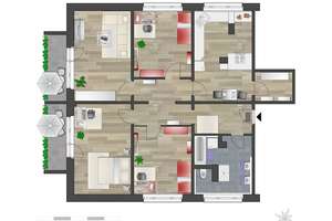 Wunderschöne Balkonwohnung mit Dusche & Wanne – Am Karbel 48, 9116 Altendorf, Chemnitz – Vorschaubild 5