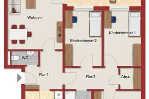 Provisionsfrei: Modernisierte 4-Zimmer-Wohnung mit Loggia – Die vollständige Adresse der Immobilie erhältst du vom Anbieter., 28197 Woltmershausen (Ortsteil), Bremen – Vorschaubild 14