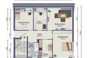 Gepflegte 4‑Zimmer‑Wohnung mit Ausbaupotenzial sowie Garagen und Parkplatz in Trier-Olewig – Die vollständige Adresse der Immobilie erhältst du vom Anbieter., 54295 Olewig, Trier – Vorschaubild 15