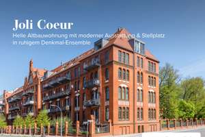 Joli Coeur- Helle Altbauwohnung mit moderner Ausstattung & Stellplatz in ruhigem Denkmal-Ensemble
