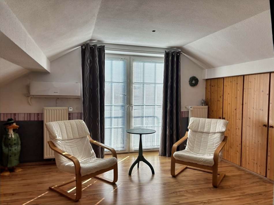 Schlafraum im Dachgeschoss