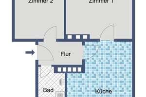 Gut geschnittene Wohnung für kleines Budget – Großalmeroder Straße 30, 34123 Bettenhausen, Kassel – Vorschaubild 5