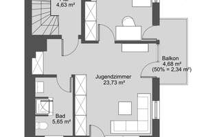 Exklusives Townhouse für höchste Ansprüche – Die vollständige Adresse der Immobilie erhältst du vom Anbieter., 80639 Nymphenburg, München – Vorschaubild 44