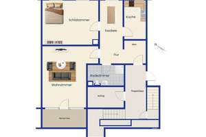 Frei verfügbare 2-Zimmer-Wohnung im Zentrum von Fürth – Die vollständige Adresse der Immobilie erhältst du vom Anbieter., 90762 Altstadt, Innenstadt, Fürth – Vorschaubild 6