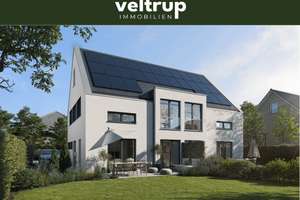 Erstbezug am Feldrand: Moderne Doppelhaushälfte mit Garten, Carport & PV-Anlage in Laer – 48366 Laer – Vorschaubild 1